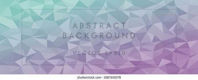 low poly abstract modern background. pastel colors chaotic triangles of variable size and rotation. Minimalist layout for business card landing page wallpaper website brochure. Trendy vector eps10