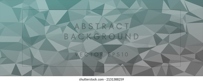Low-Poly-abstrakter, moderner Hintergrund. pastellfarbene chaotische Dreiecke mit variabler Größe und Rotation. Minimalistisches Layout für Visitenkarten-Landing-Page Wallpaper Website Broschüre. Trendy Vektor eps10