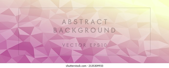 low poly abstract modern background. pastel colors chaotic triangles of variable size and rotation. Minimalist layout for business card landing page wallpaper website brochure. Trendy vector eps10