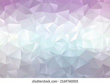 Low poly abstract pastel coloured geometric background 