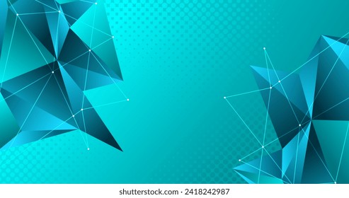 Low poly abstract polygonal shapes background vector design in eps 10