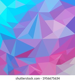 Low poly abstraction, vector illustration
