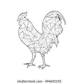 coloring pages chicken cat