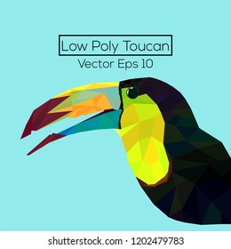 Low Poly Art Toucan