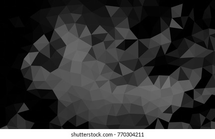 low poly background black color