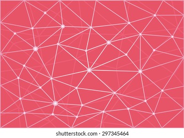 low poly background consisting of triangles as a sheet of origami paper yellow