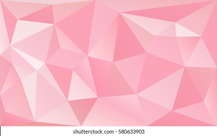 Low poly background. Graphic design element. Valentines day or birthday card, wedding, baby shower or wedding invitation, decorative poster. 3D geometric effect monochrome texture. Vector illustration