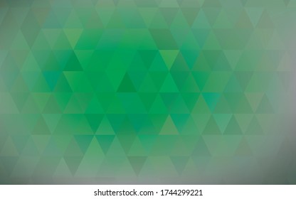 Bajo fondo de polos. Verde con viñeta.