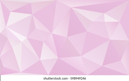 Low poly background. Minimalist decoration for birthday card, wedding, baby shower, wedding invitation, decorative poster. Graphic design element. Origami style ornament texture. Vector illustration