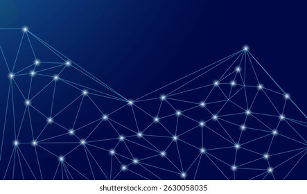 Fondo bajo de polietileno en degradado azul oscuro: diseño Abstractas moderno, geométrico y minimalista para arte digital, modelado 3D, Fondos de pantalla y gráficos futuristas	