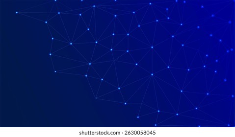Fondo bajo de polietileno en degradado azul oscuro: diseño Abstractas moderno, geométrico y minimalista para arte digital, modelado 3D, Fondos de pantalla y gráficos futuristas	