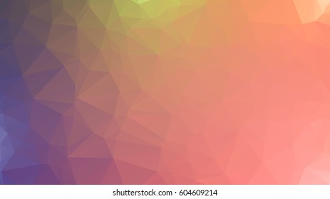 low poly background in pastel colors, triangle shapes