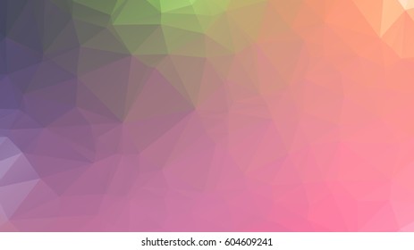 low poly background in pastel colors, triangle shapes