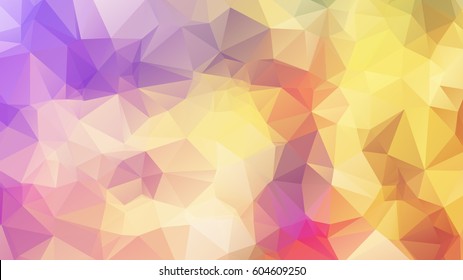 low poly background in pastel colors, triangle shapes