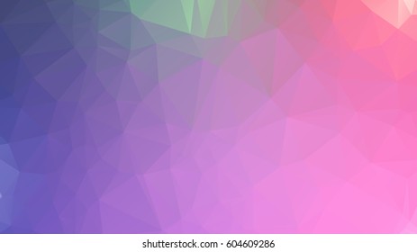 low poly background in pastel colors, triangle shapes