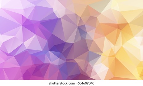low poly background in pastel colors, triangle shapes