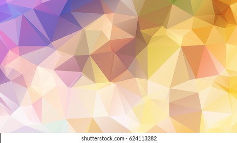 low poly background in pastel colors, triangle shapes