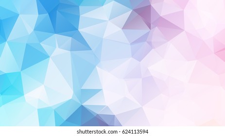low poly background in pastel colors, triangle shapes