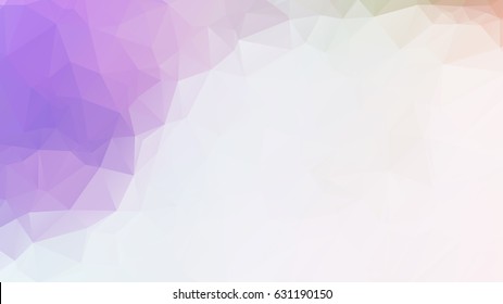 low poly background in pastel colors, triangle shapes