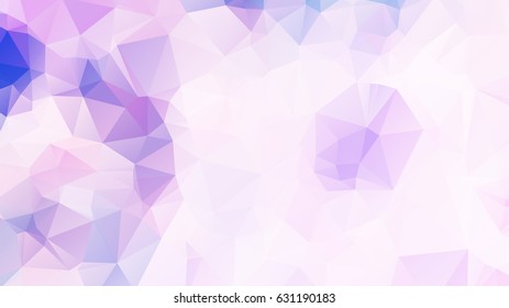 low poly background in pastel colors, triangle shapes