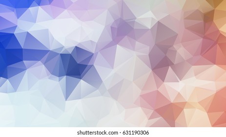 low poly background in pastel colors, triangle shapes