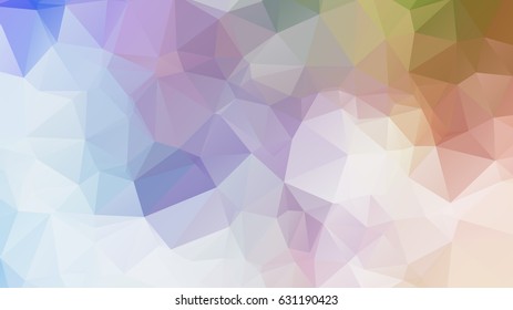 low poly background in pastel colors, triangle shapes