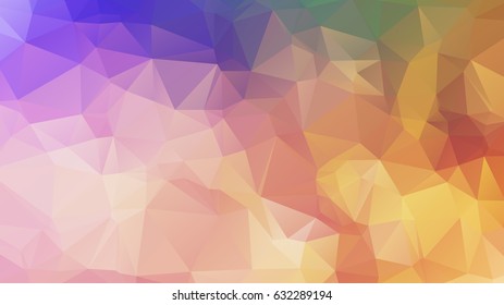 low poly background in pastel colors, triangle shapes