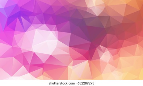 low poly background in pastel colors, triangle shapes