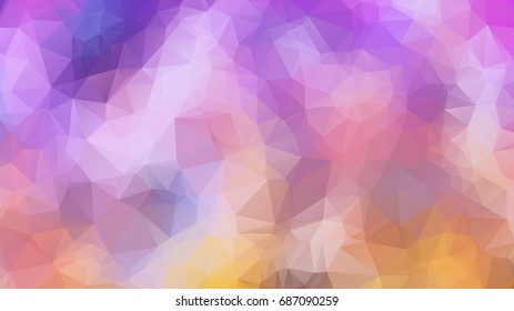 low poly background in pastel colors, triangle shapes