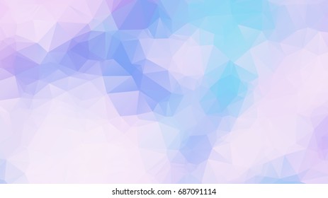 low poly background in pastel colors, triangle shapes