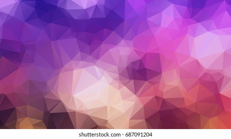 low poly background in pastel colors, triangle shapes