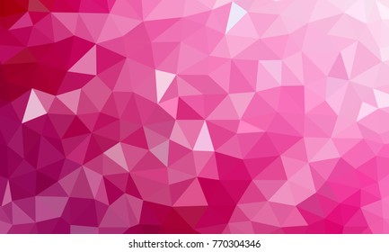 low poly background pink color