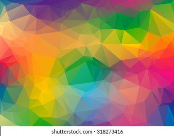low poly background spots colorful