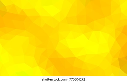 low poly background yellow color