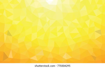 low poly background yellow color