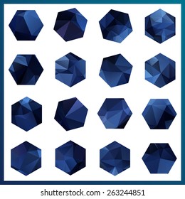 Low poly balls.