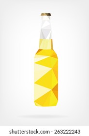 Low Poly Beer Bottle