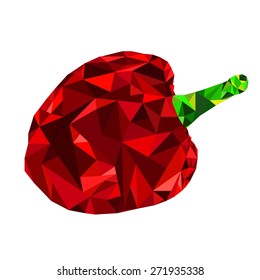 Low Poly  bell pepper	