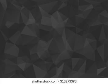 Low Poly Black Background