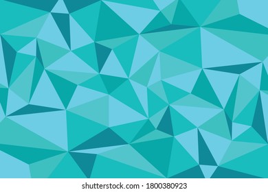 low poly blue color elegant creative background template design vector