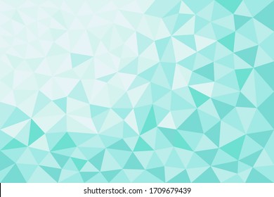 low poly blue gradient poligon vector background