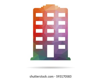 low poly building