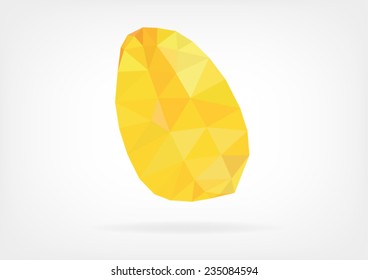 Low Poly Carambola fruit