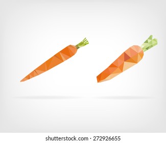 Low Poly Carrot