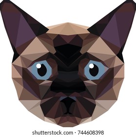 Low poly cat