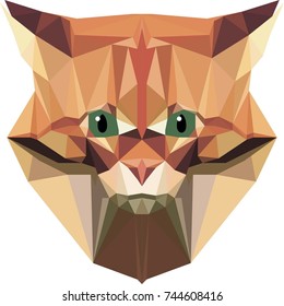 Low poly cat