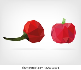 Low Poly Cherry Pepper