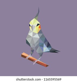 Low Poly Cockatiel