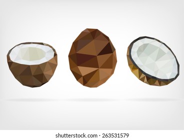 Low Poly Coconut