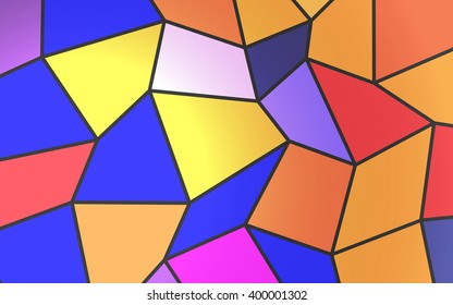 low poly colorful background abstract art vector  